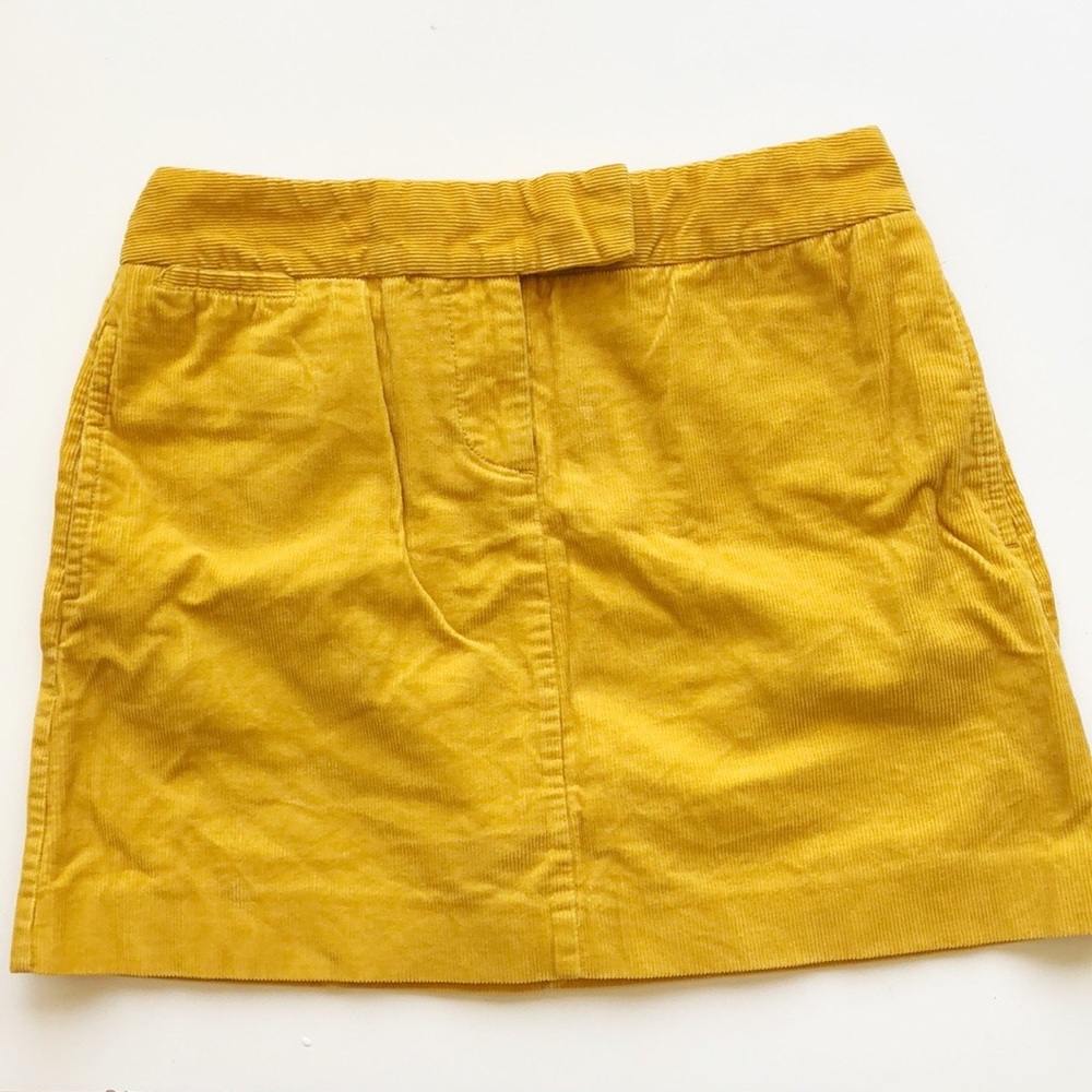 Vintage J. Crew corduroy mini skirt